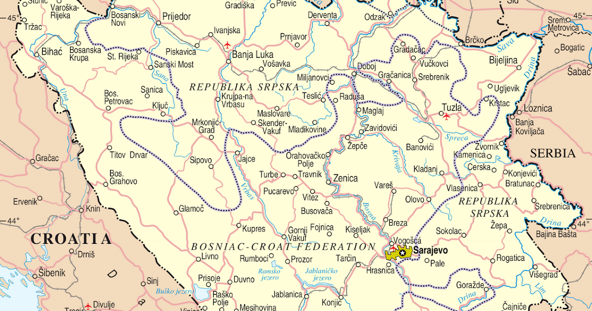 12+ Bosnie Herzegovina Kaart Pics