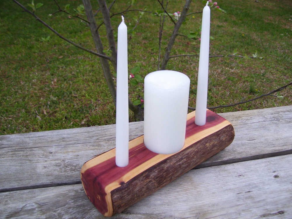 ByDan Woodworks Unity Candle Holders