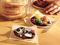 Mini Cookie Pizzas
