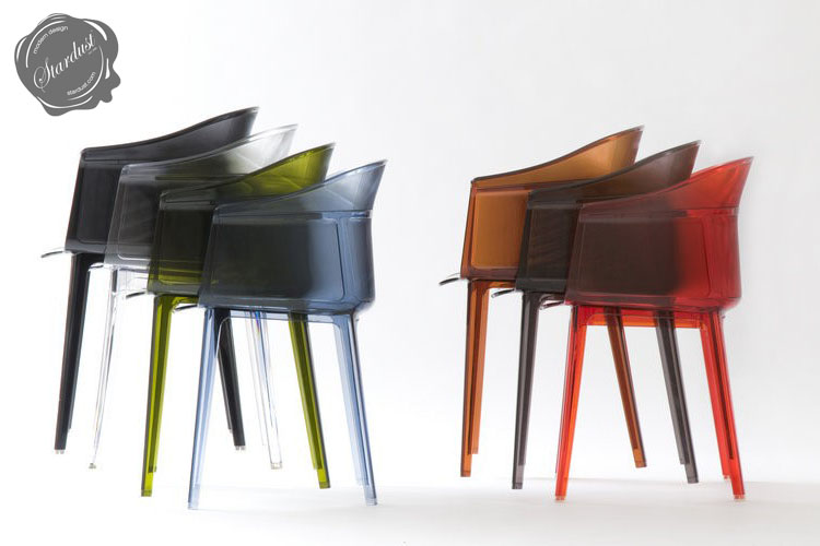 papyrus chair crystal clear kartell