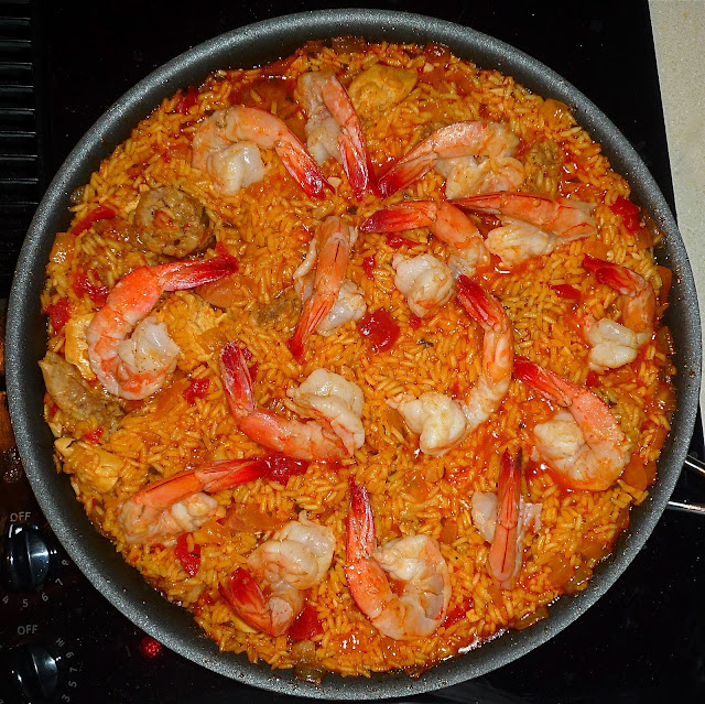 The Weekend Gourmet Chicken, Sausage & Shrimp Paella