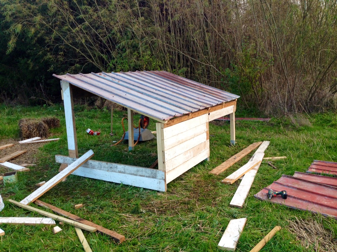 Chop Wood Carry Water Plant Seeds Building a sheep shed
