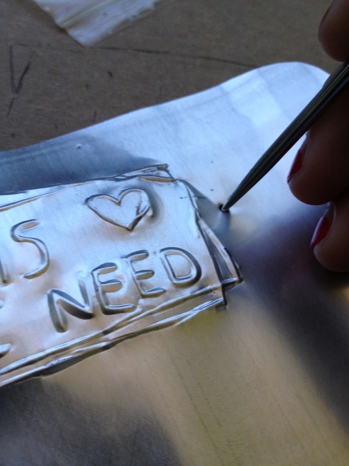 Soda Can Embossing Tutorial A Modicum of Ingenuity