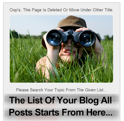 Awesome And Stylish Custom 404 Page With List Of All Posts Awesome And Stylish Custom 404 Page With List Of All Posts