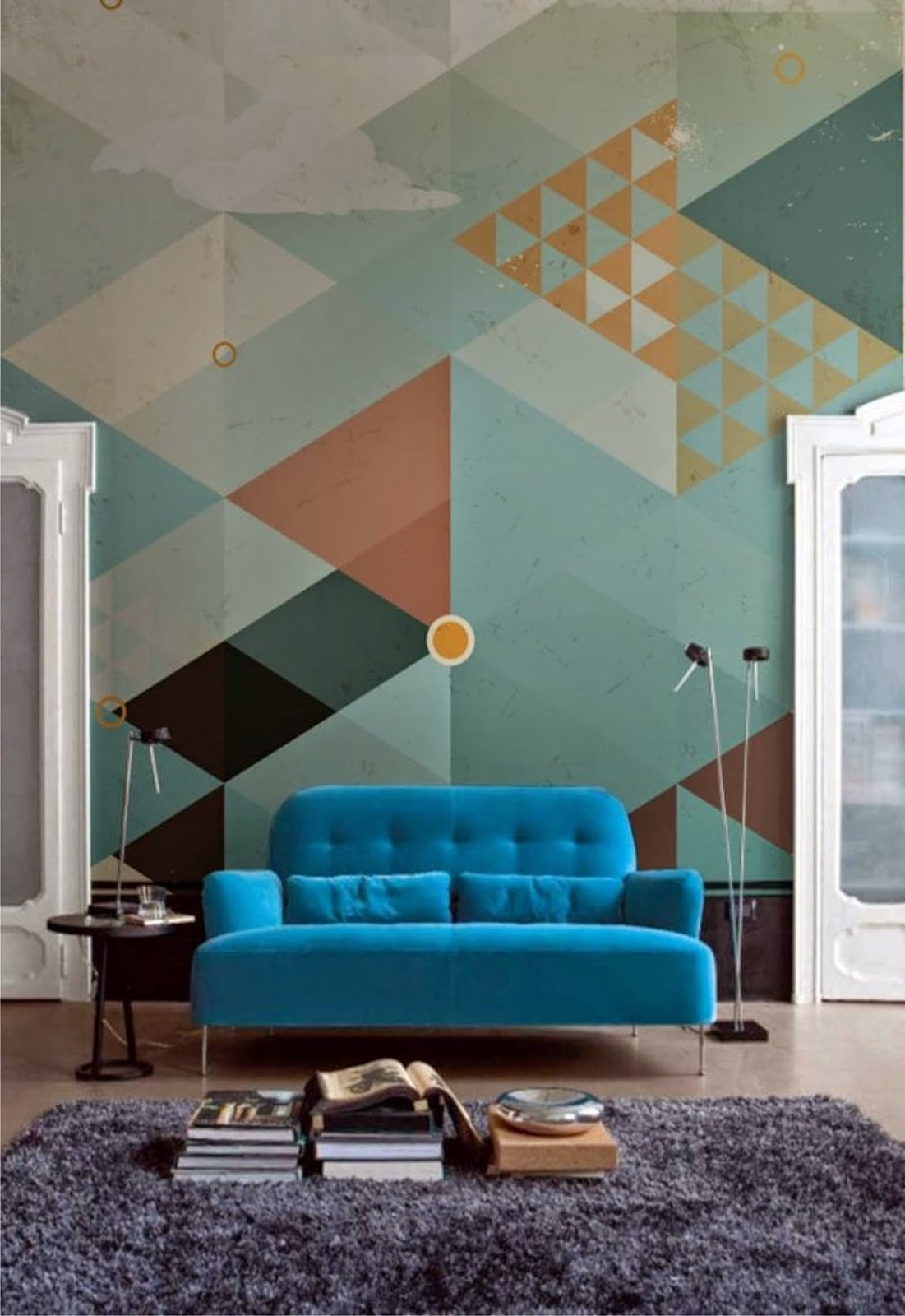 Maryan Interior Design Geometric Walls