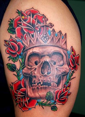 custom skull tattoos custom skull tattoos