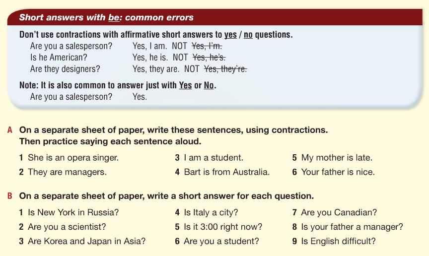 Elementary Grammar Resources Unit 1 Top Notch EFL Practice and
