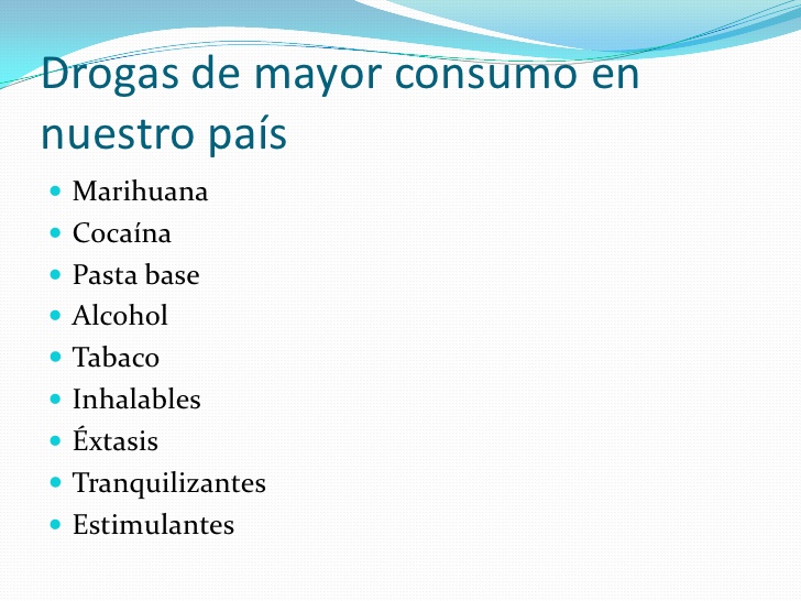 Consumo de drogas en Chile