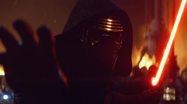 The new Darth Vader, Kylo Ren is not. kylo ren star wars 7 force awakens still