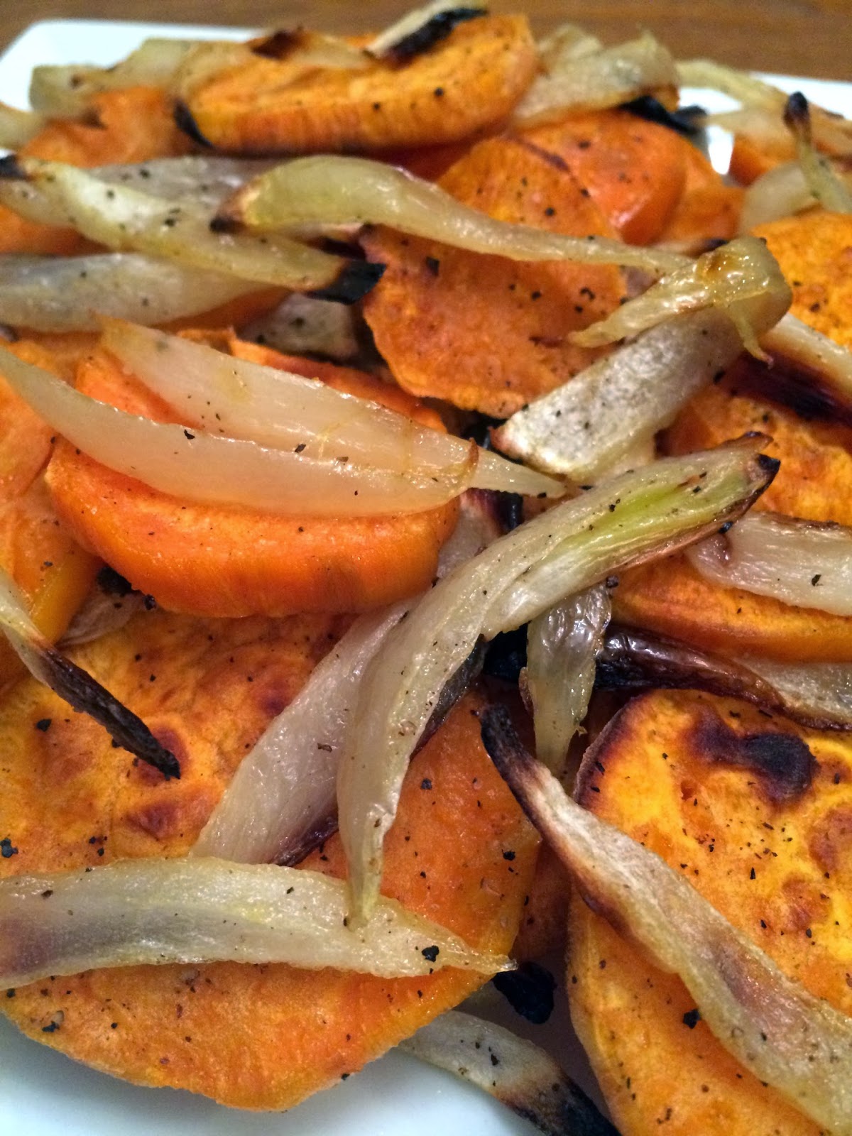 Sweet and Savory Shenanigans Roasted Sweet Potatoes and Onions