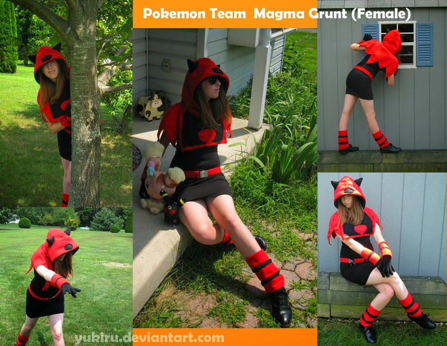 Pokemon team magma cosplay