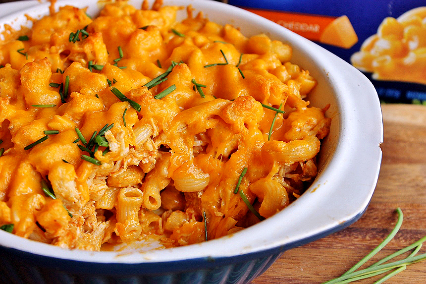 Buffalo Chicken Mac- #CookingUpHolidays with KRAFT at Walmart- Simple recipes with home-style flavor. AD