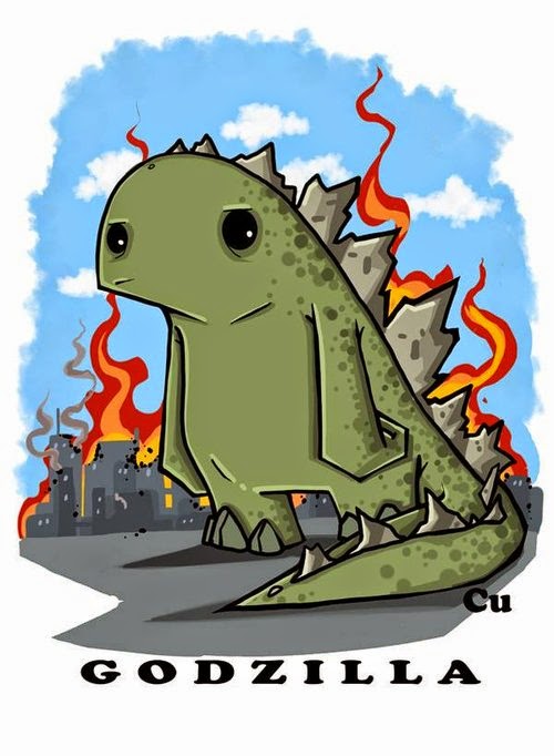 21-Godzilla-Chris-Uminga-Game-of-Thrones-Watercolours-www-designstack-co