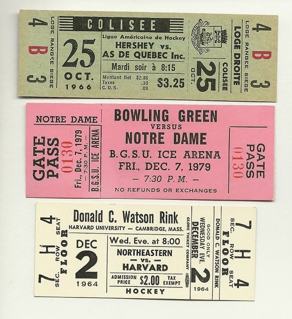 Ice Hockey Collectibles Hockey Ticket Stubs