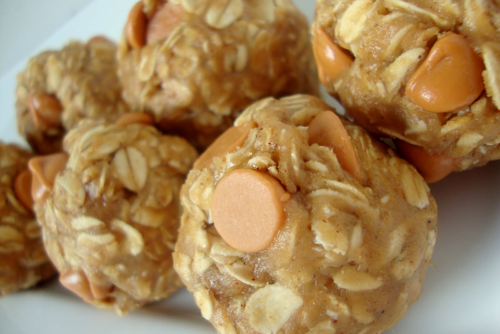 Peanut Butter Oatmeal Butterscotch Cookie Dough Balls (EggFree) Bake Your Day