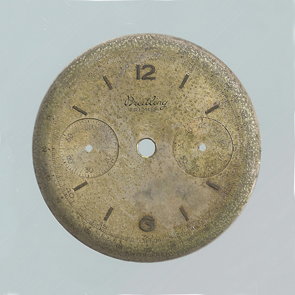 Watch repair and restoration Breitling Premier watch dial restoration