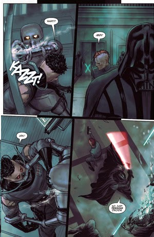 interior del cómic "Star Wars: Darth Vader y la Prisión Fantasma"