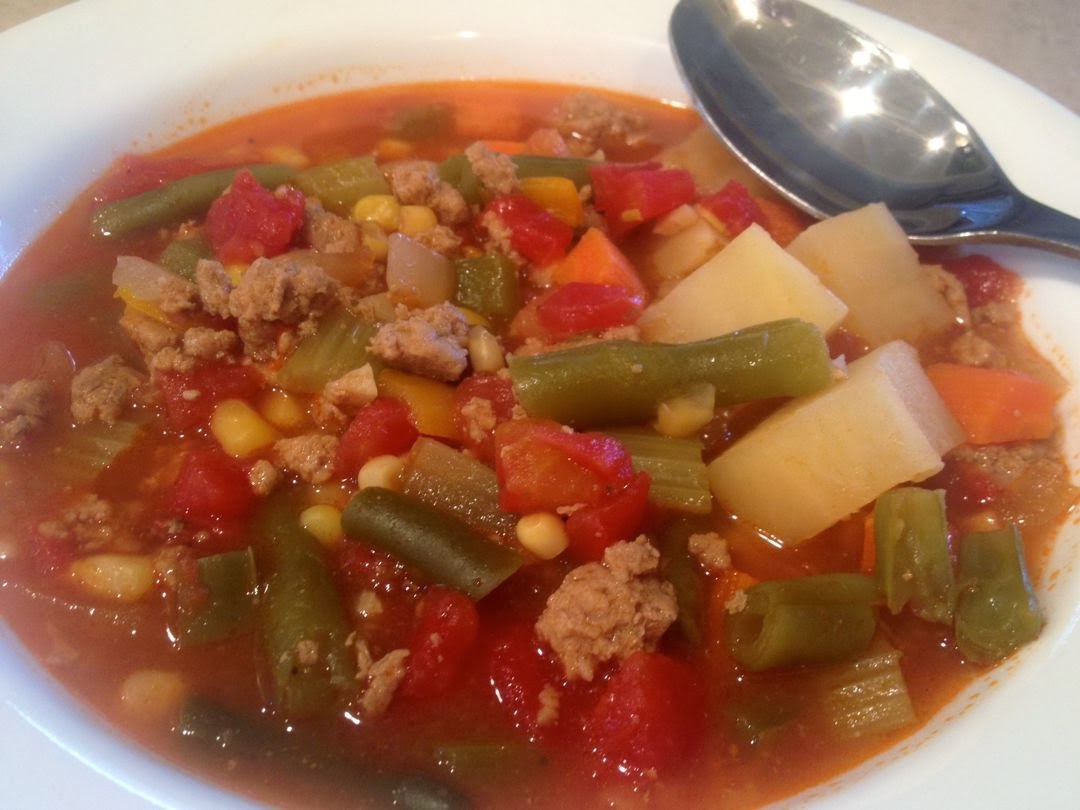 theGREENhs Hobo Stew with Ground Turkey, Potatoes, Carrot, Celery