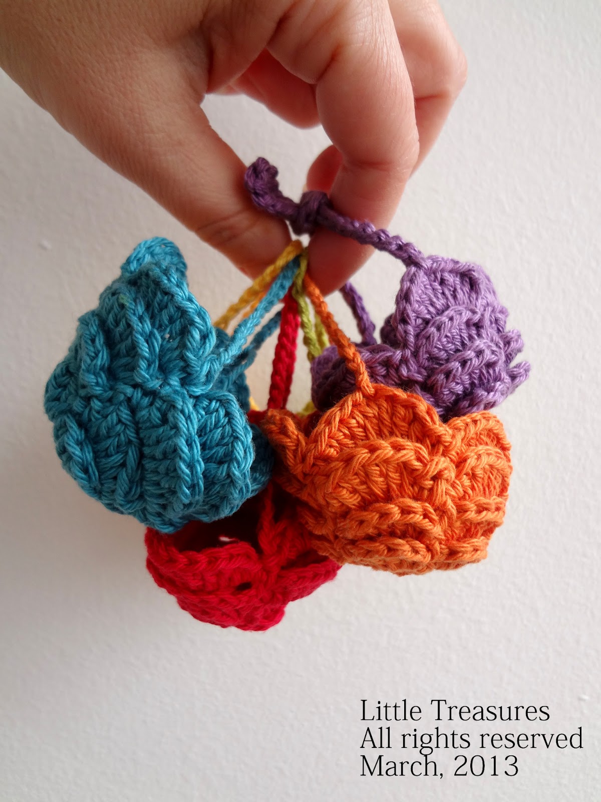 Little Treasures: Easter Egg Crochet Basket - PDF Pattern