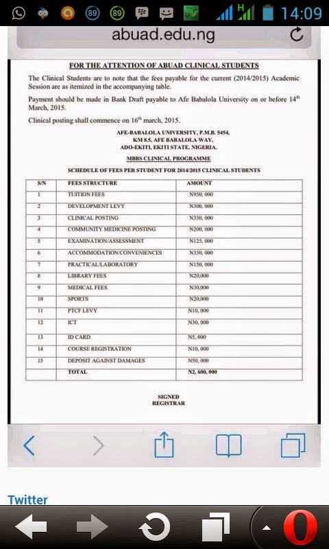The most expensive university in Nigeria