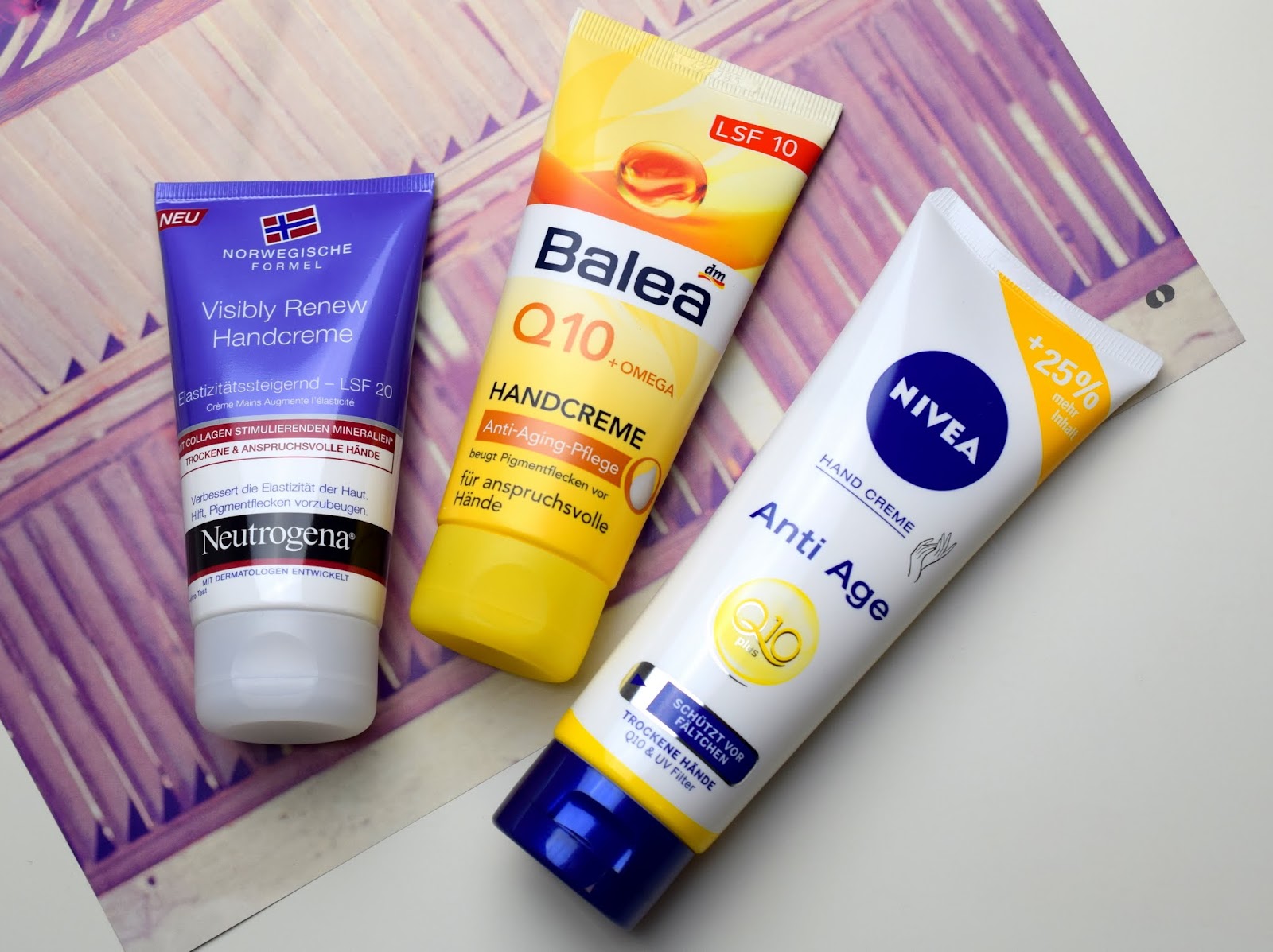 3 Handcremes mit LSF aus der Drogerie im Vergleich 3 Handcremes mit LSF aus der Drogerie im Vergleich