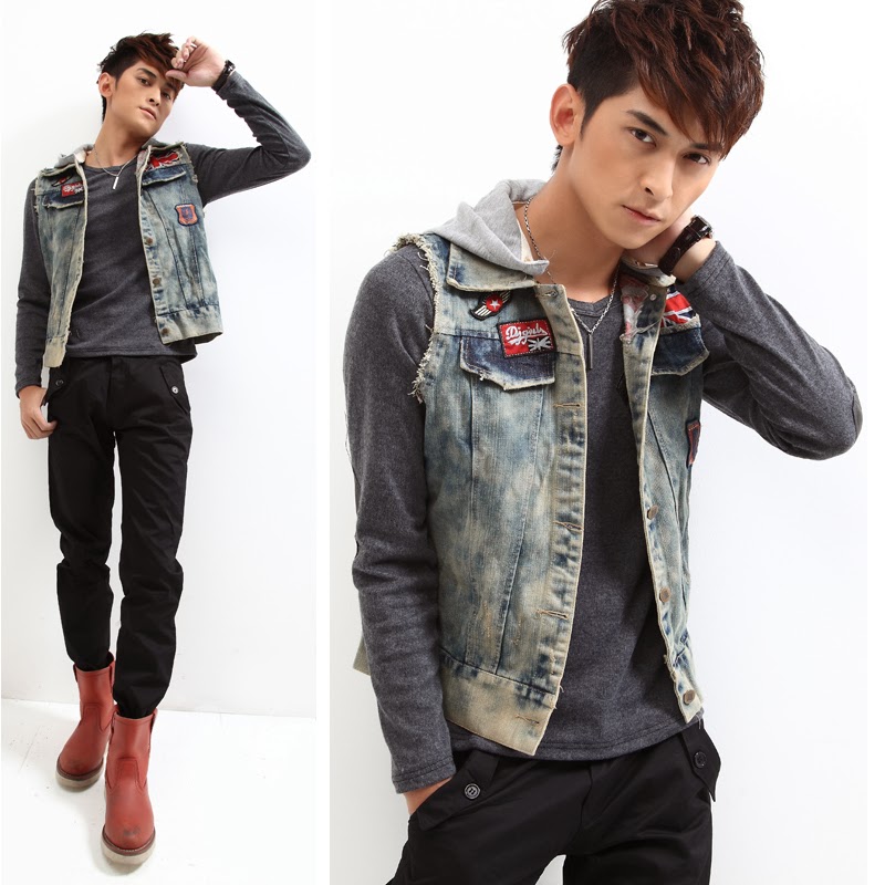 Men's Jean Vest