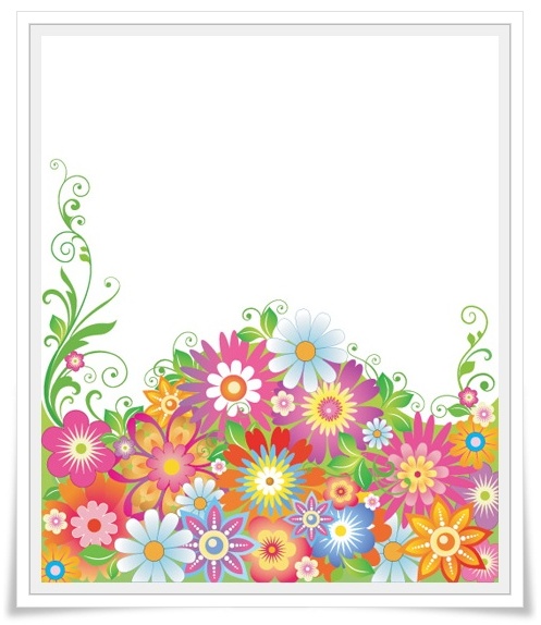Retro flower background Retro flower background