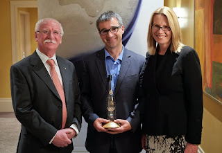 Ken Helm with Bryan and Jocelyn Martin, Ravensworth Wines.