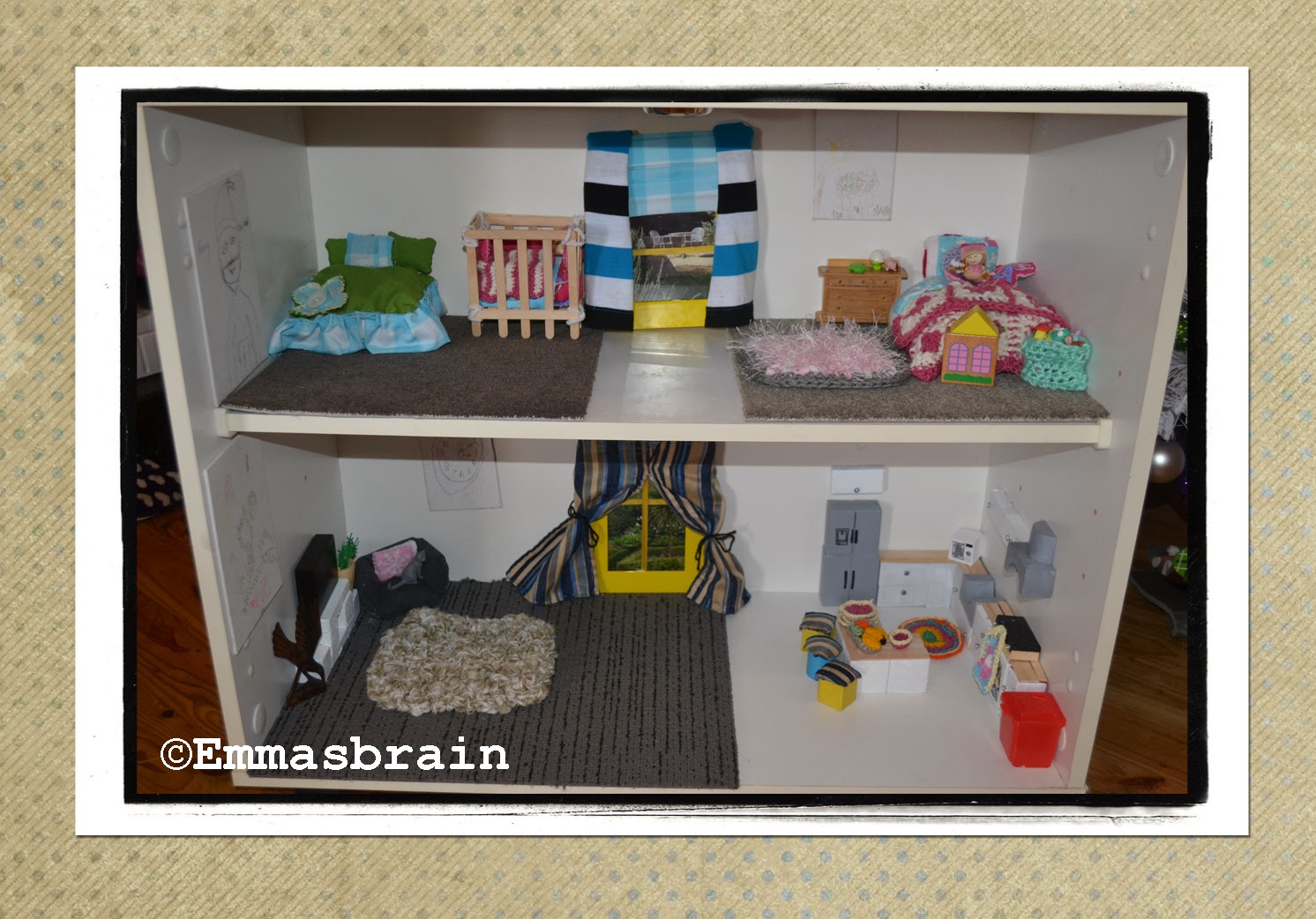 Emmasbrainblogs Yer Mum UpCycled Book Case Doll House