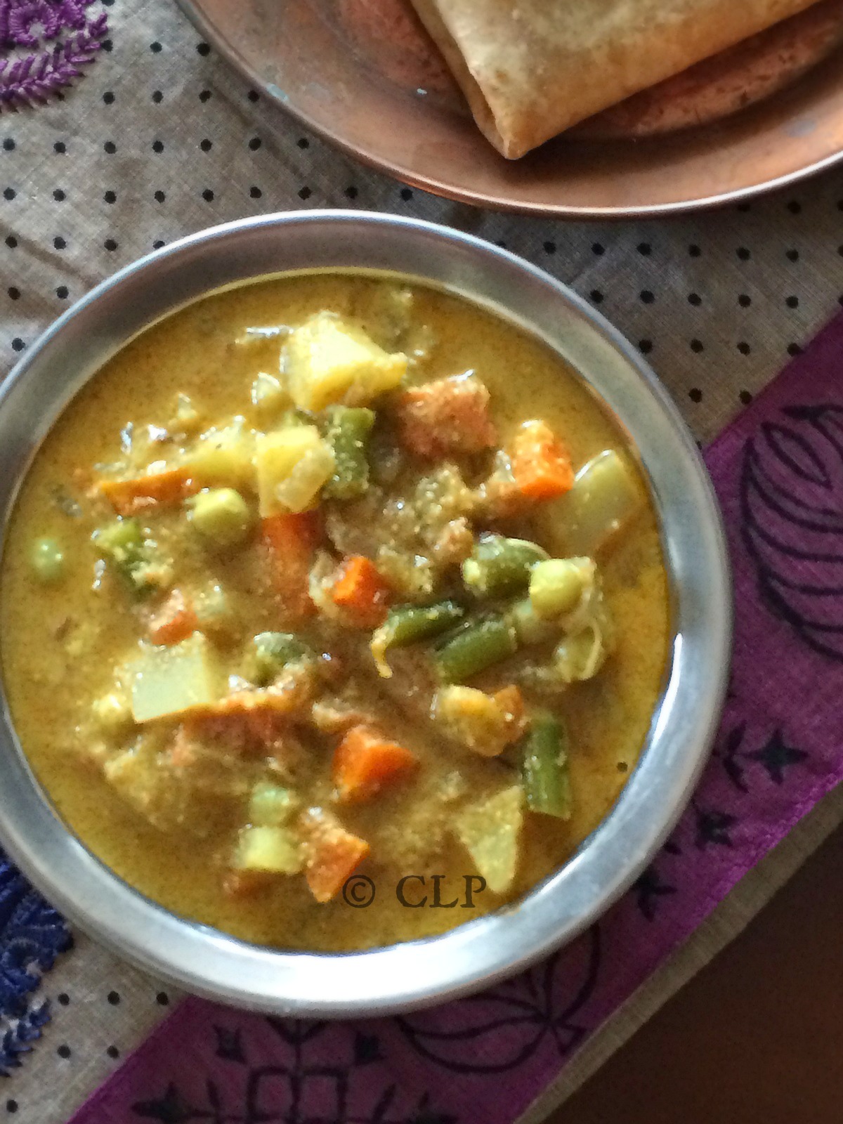 Cook like Priya: Mixed Vegetable Kurma | Hotel Style Chappati Kurma ...