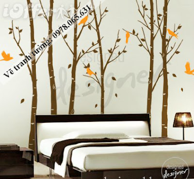 vẽ tranh tường tranh tường đẹp