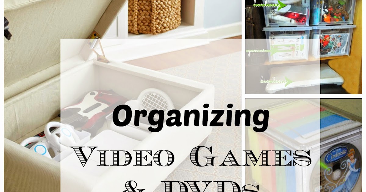 Organizing Plus 123 Organizing Video Games & DVDs