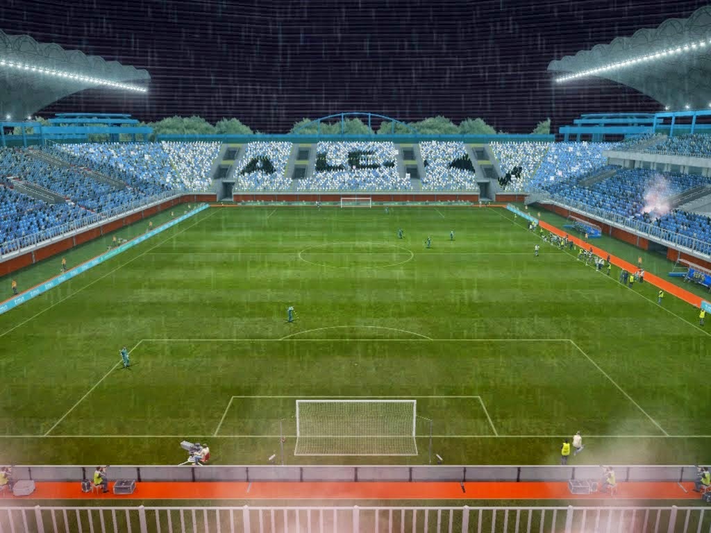 Koreografi di Stadion Maguwoharjo dalam PES 2013 Download Koreografi di Stadion Maguwoharjo dalam PES 2013 Download