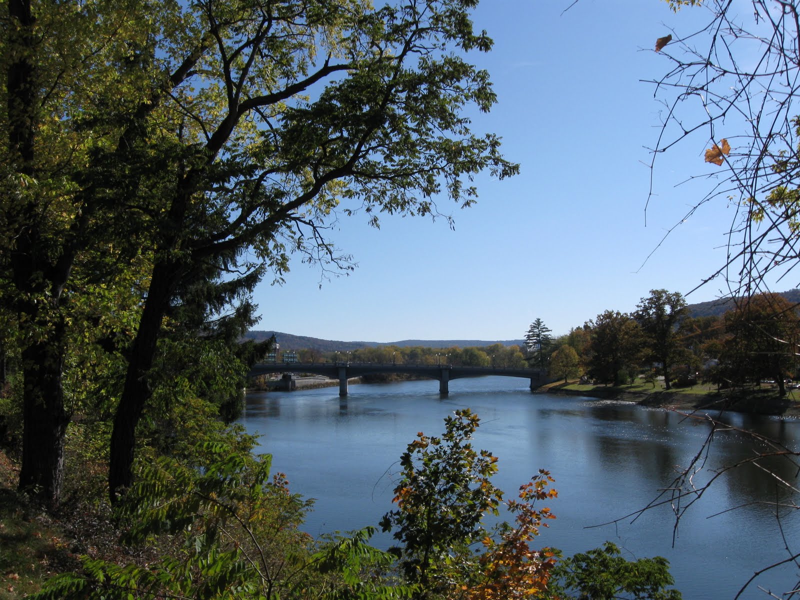 Retiring Guy Along the Allegheny River in Warren, Pennsylvania
