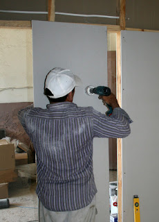 Making a hole for a light switch Making a hole for a light switch