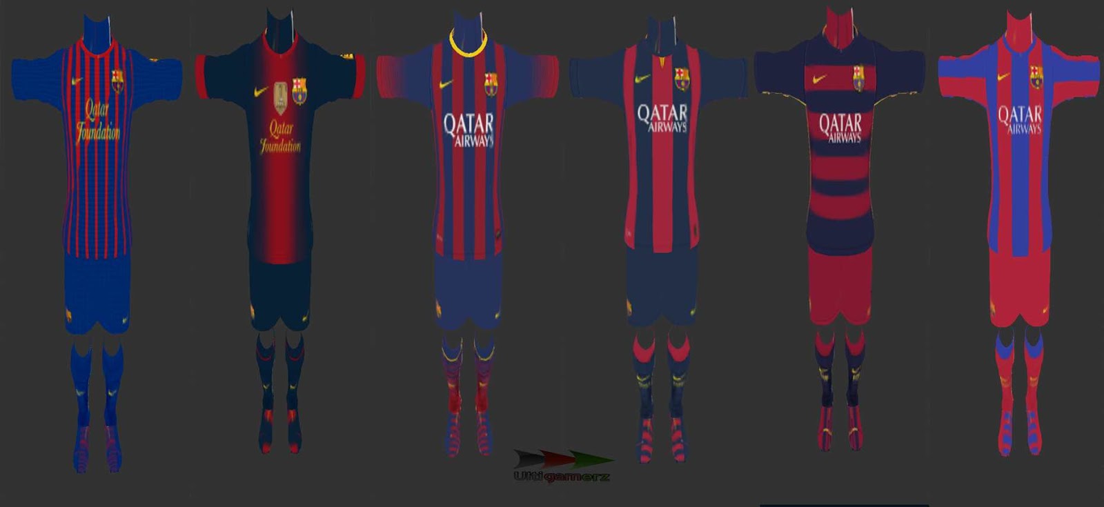 Look Ultigamerz Fc Barcelona 2011 To 2017 Kits Pes 2013 Premier