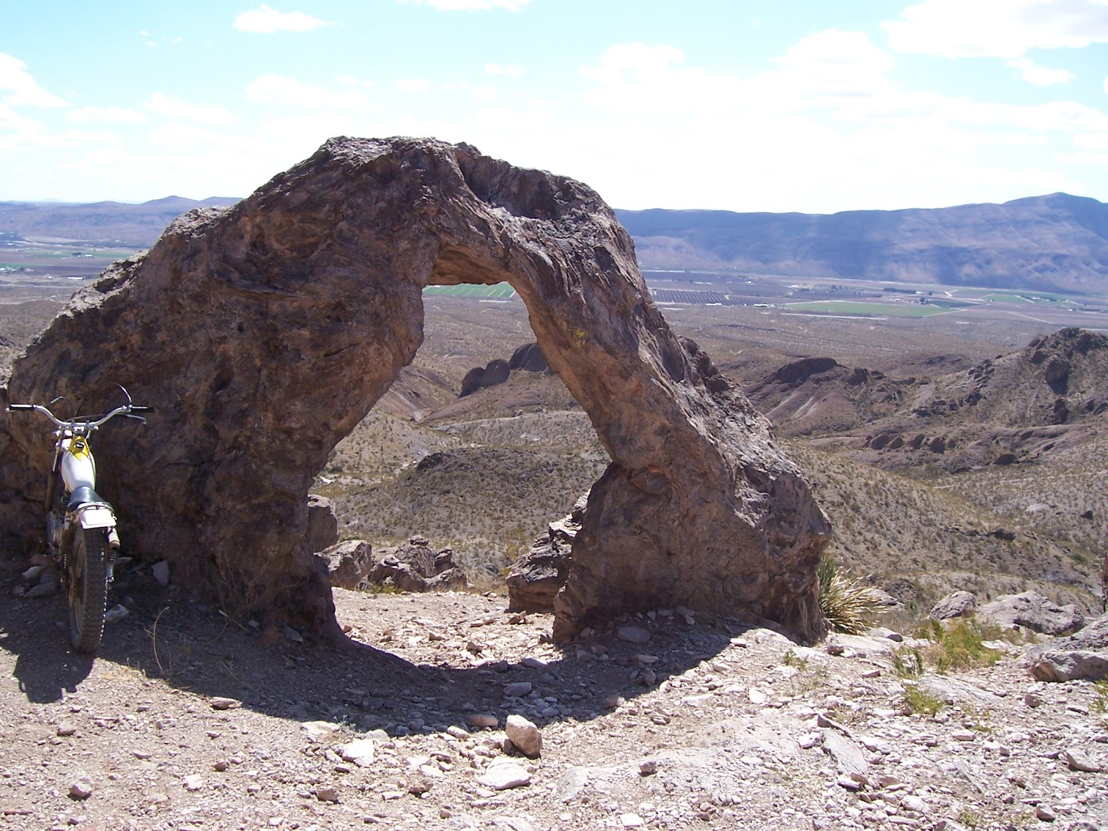 Southern New Mexico Explorer Doña Ana Mountains natural arch