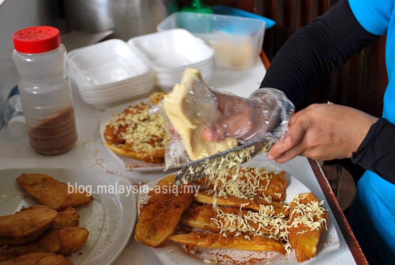 Pisang Cheese in Tawau at Indo Cafe