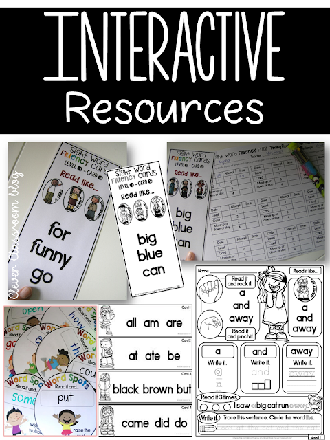 5 Sight Word Activities: Interactive printables and hands-on resources