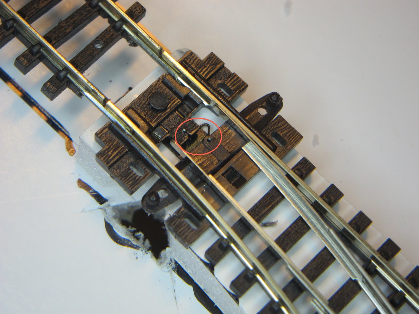 Mendes Model Railroad: Making points/switches/turnouts ... wiring ho track turnouts 