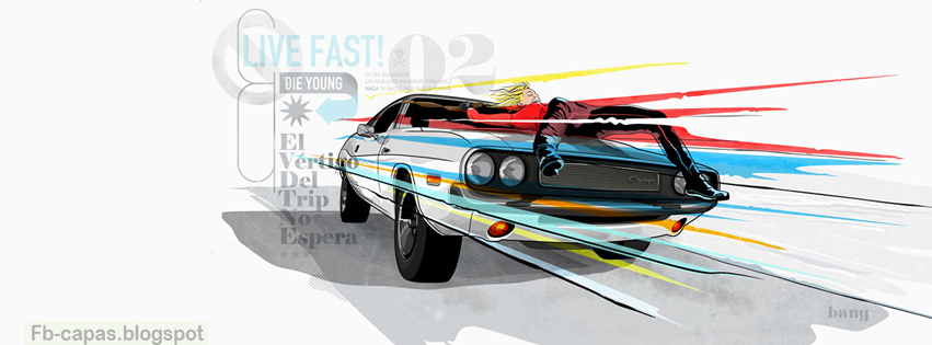 Capa para Facebook Carros