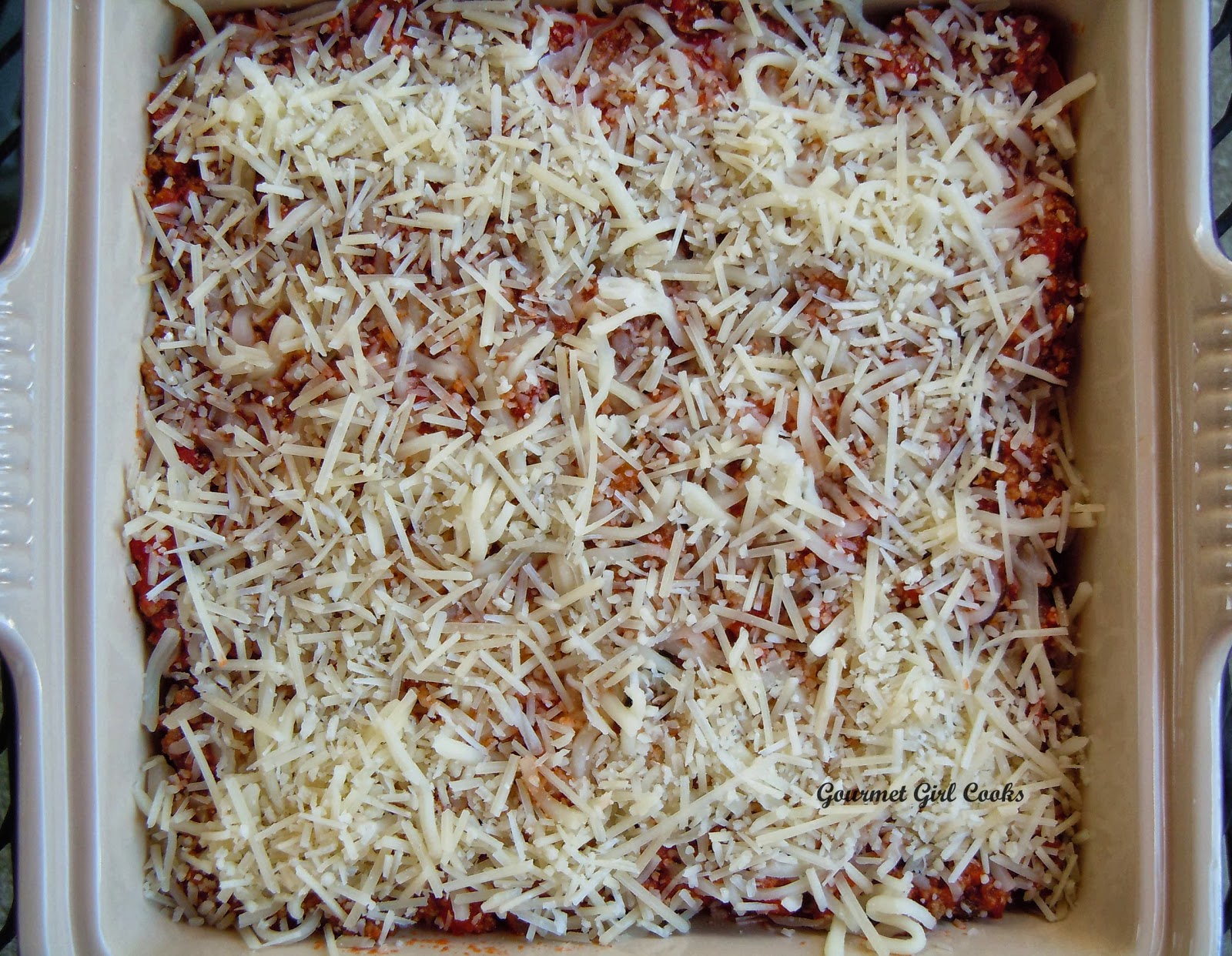 Gourmet Girl Cooks Lasagna w/ Yellow Summer Squash Noodles