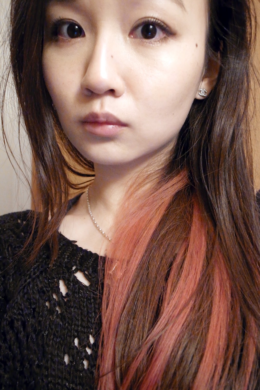 Black Hair Pink