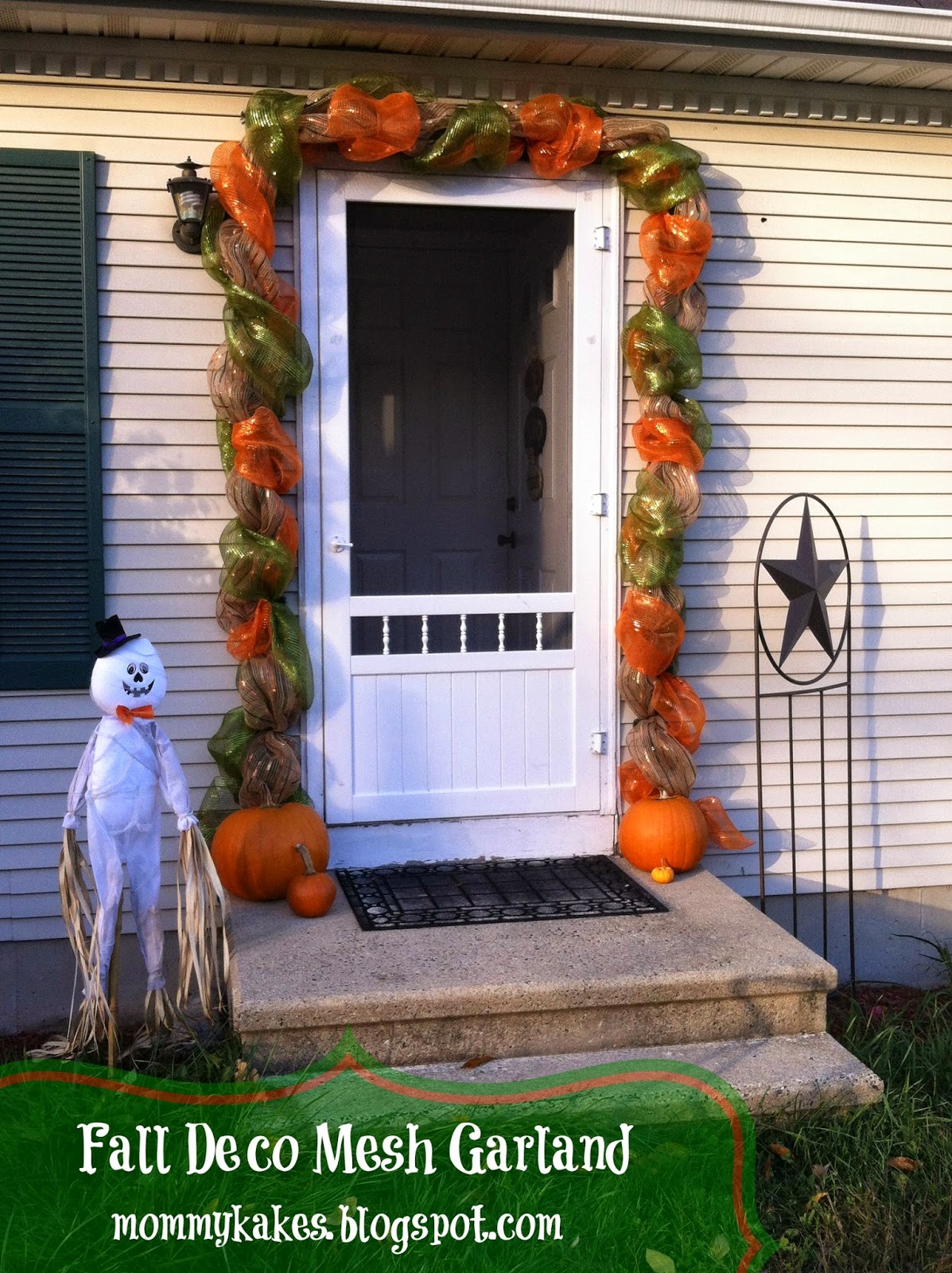 Mommykakes Fall Deco Mesh Garland