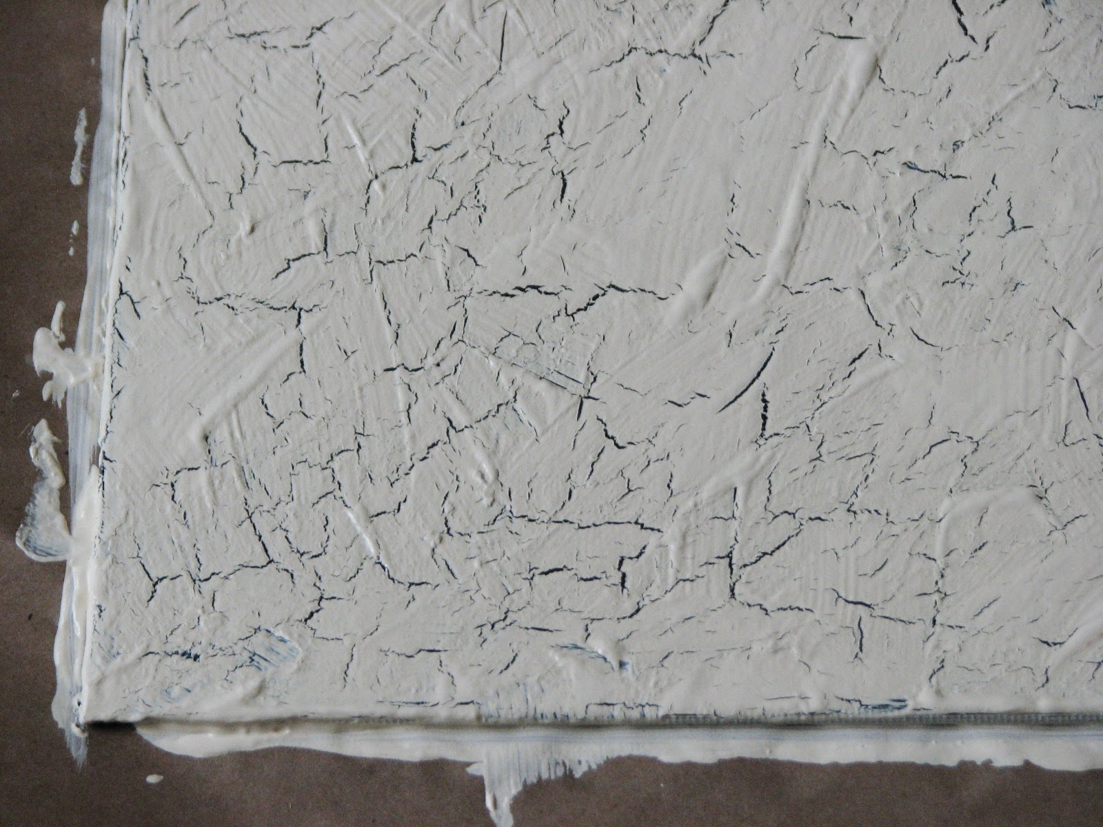 Ink Stains Uhu Glue Crackle Effect Technique Pt II