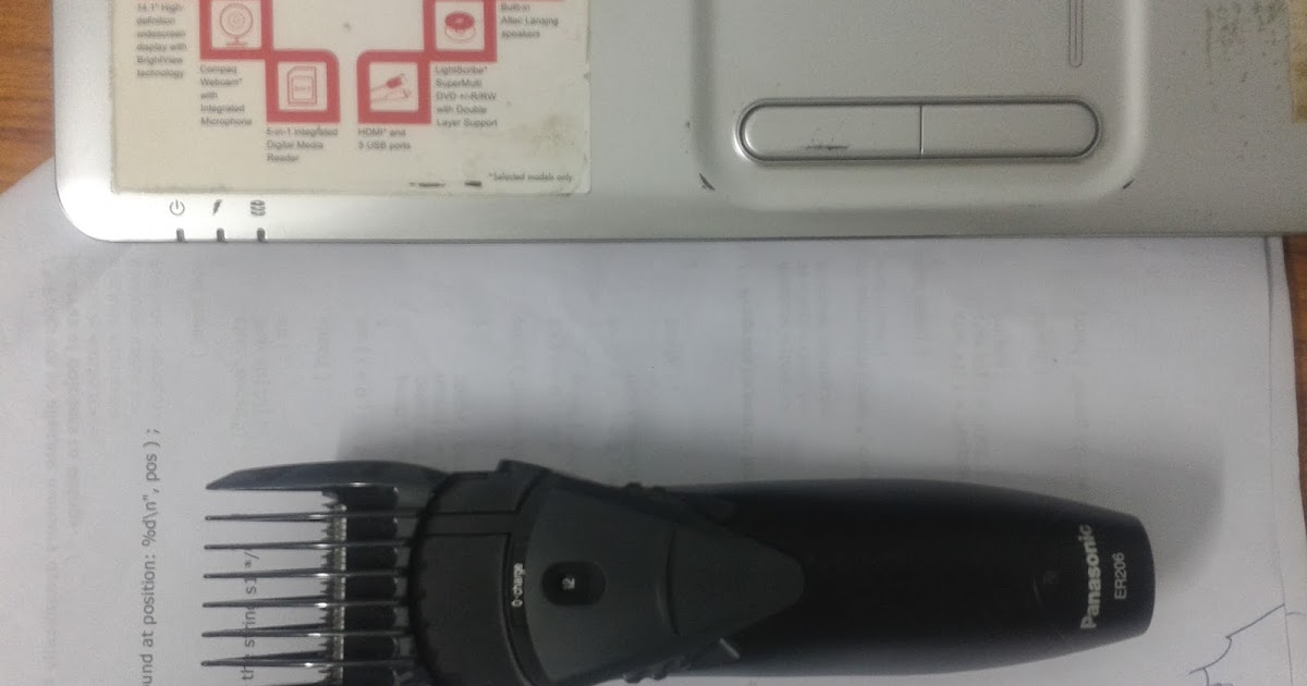 panasonic er206 trimmer comb attachment