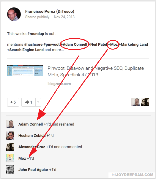 Tag influencers in Google+ post to get more visitors tag-influencers-in-google-plus-posts-to-get-more-visitors-in-blog-post