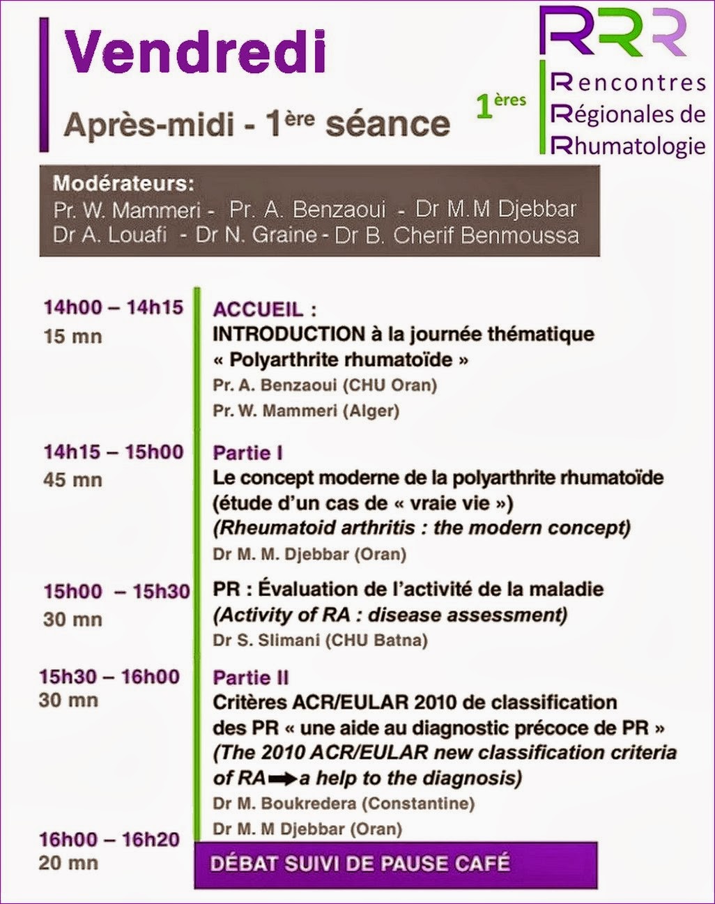 rencontre de rhumatologie pratique