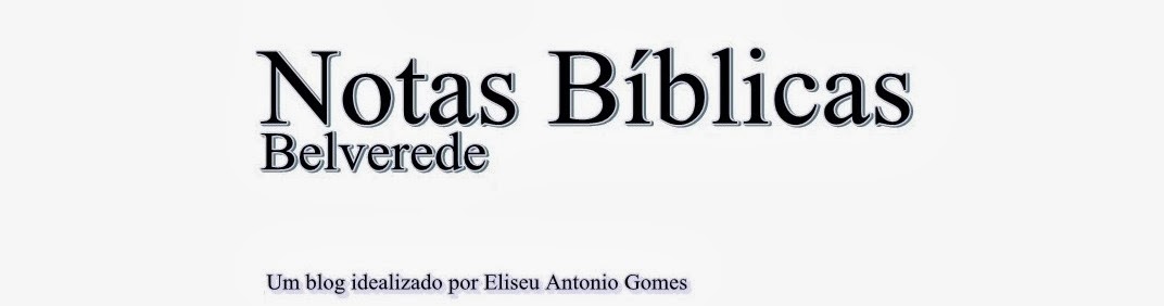 Notas Bíblicas | Belverede