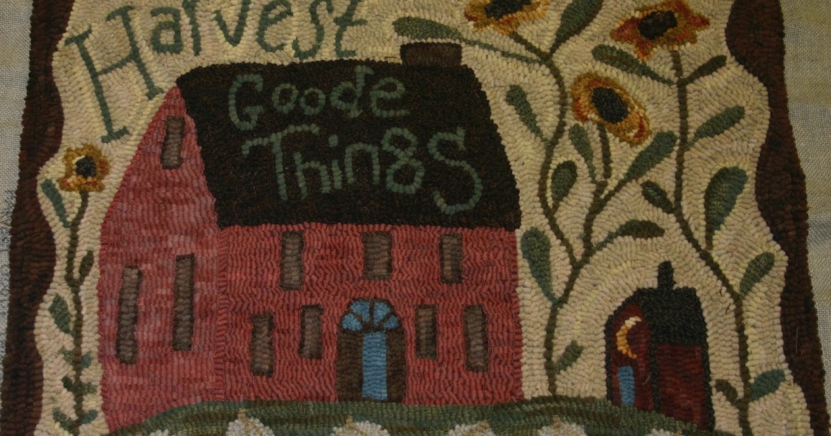 Rug Hooking with Janice Lee Hooked Houses